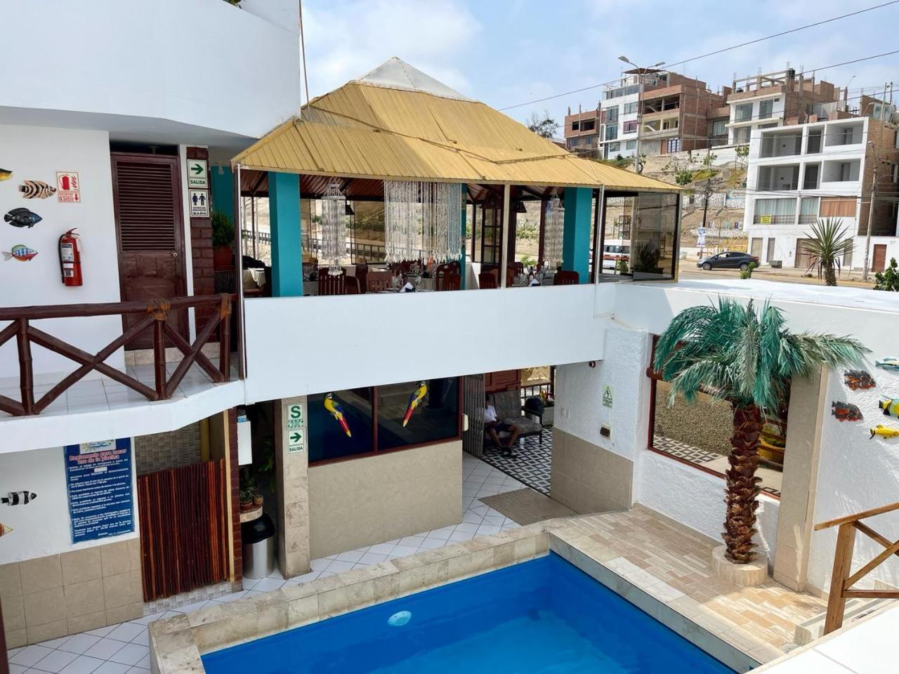 Hostal Ocean Pacifico بونتا نيغرا المظهر الخارجي الصورة